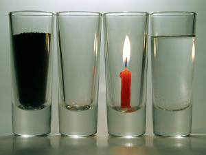 Using candles to represent the elements for your family shrine is a great way to practice the klana way with your family